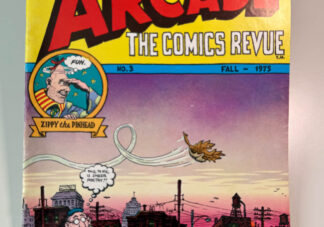 These are various pictures of the 1975 Arcade The Comics Review with the R. Crumb cover