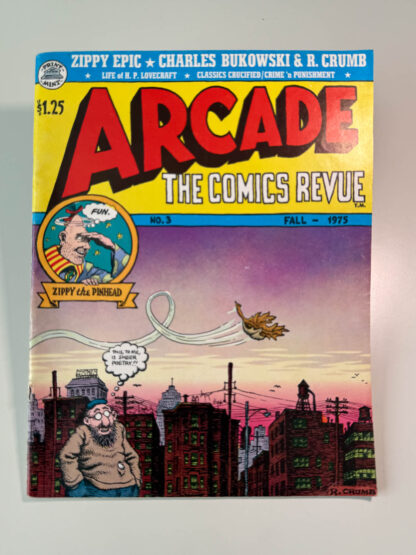 These are various pictures of the 1975 Arcade The Comics Review with the R. Crumb cover