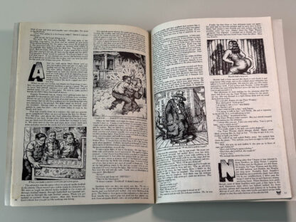 These are various pictures of the 1975 Arcade The Comics Review with the R. Crumb cover