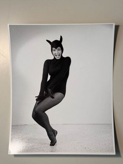 Pictures of Bettie Page Devil Doll shots by Bunny Yeager