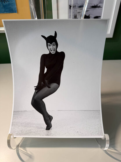 Pictures of Bettie Page Devil Doll shots by Bunny Yeager