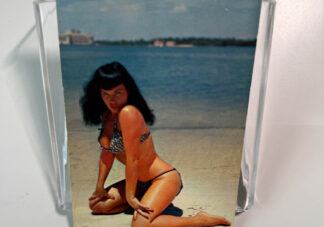 Bettie Page post card