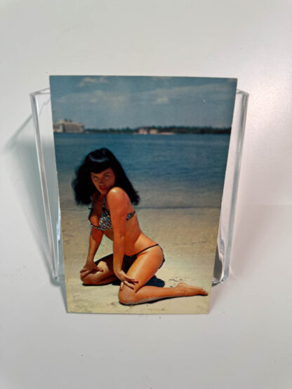 Bettie Page post card