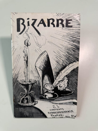 The cover of Bizarre 21 by John Willie aka John Coutts