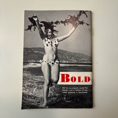 Photos of Bold magazine March 1955 featuring Betty Page cover.