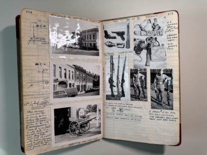 Photographs of the personal journals of Floyd Green of the E. Clamper Vitus fraternity