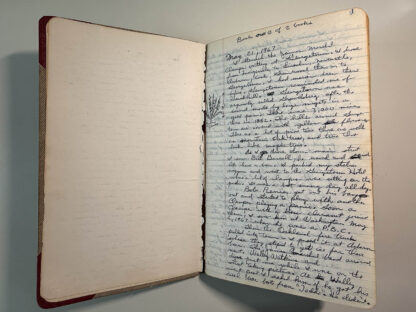 Photographs of the personal journals of Floyd Green of the E. Clamper Vitus fraternity