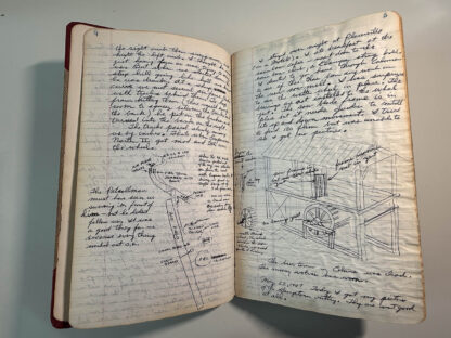 Photographs of the personal journals of Floyd Green of the E. Clamper Vitus fraternity