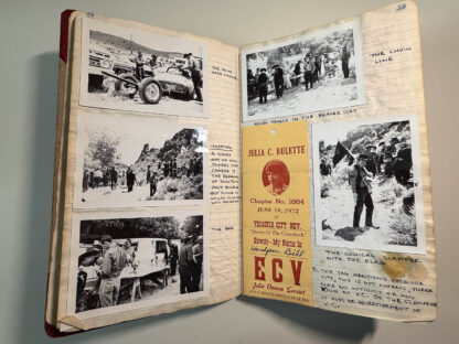 Photographs of the personal journals of Floyd Green of the E. Clamper Vitus fraternity