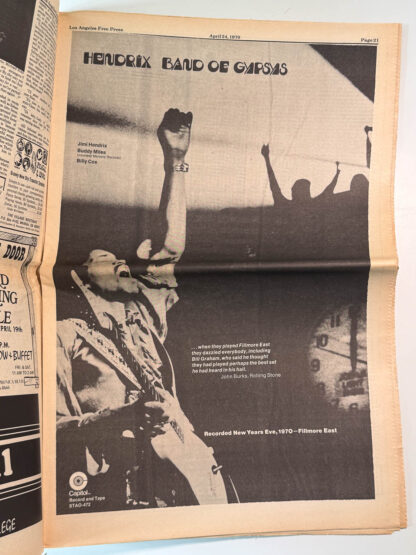 various pictures of the "Freep" from April 1970