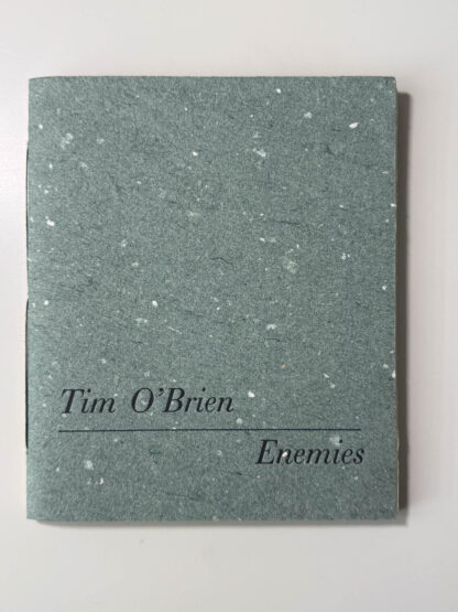 Various photos of the synaesthesia press publication Friends and Enemies by Tim O'Brien