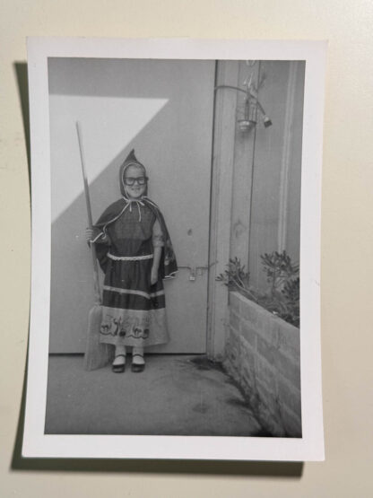 amateur snapshots of Halloween kids from 1958