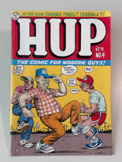 Various pictures of R.Crumb's "Hup" comics published from 1987 to 1992