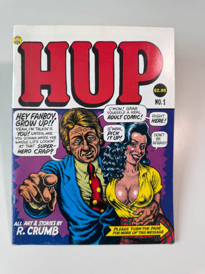 Various pictures of R.Crumb's "Hup" comics published from 1987 to 1992