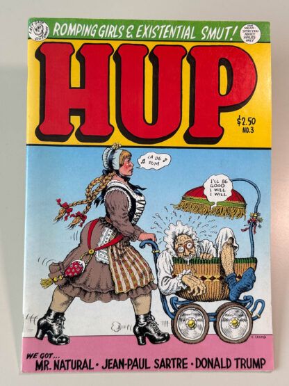 Various pictures of R.Crumb's "Hup" comics published from 1987 to 1992