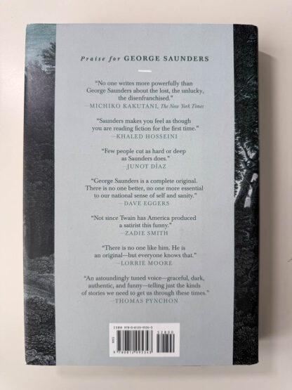 Various pictures of the George Saunders novel Lincoln in the Bardo