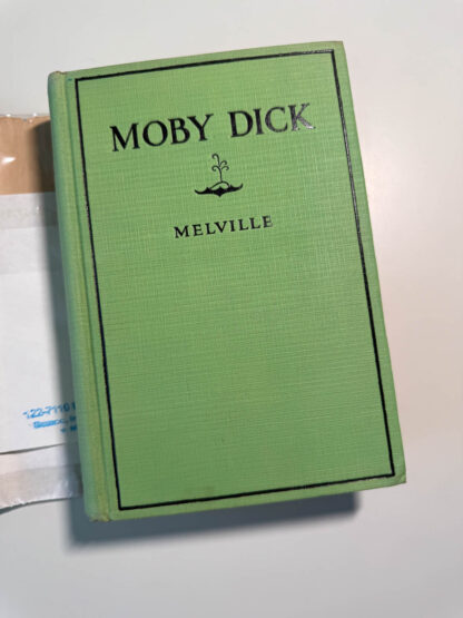 A picture of Herman Melville's novel Moby Dick with dj removed.