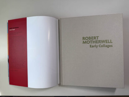 Various pics of the book Robert Motherwell Early Collages published by Guggenheim in 2013