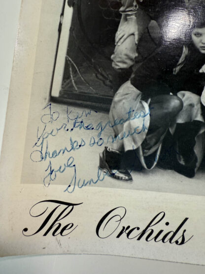 The Orchids Promotional Picture inscribed to Kim Fowley