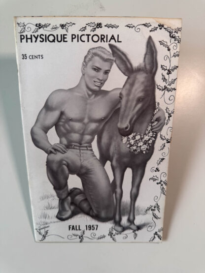 Various pictures of Physique Pictorial from the Fall of 1957.