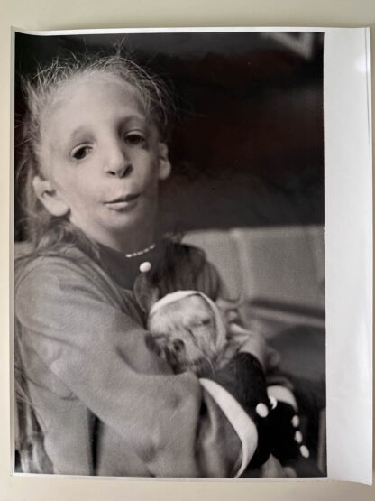 Vintage silver gelatin print in the style of Diane Arbus