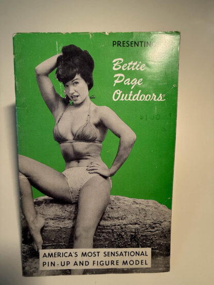 Two Bettie Page publications Presenting Bettie Page at home and Outdoors