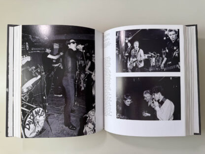 Various pictures of "Punk - An Aesthetic" published in 2012 by Rizzoli edited by Johan Kugelberg and Jon Savage