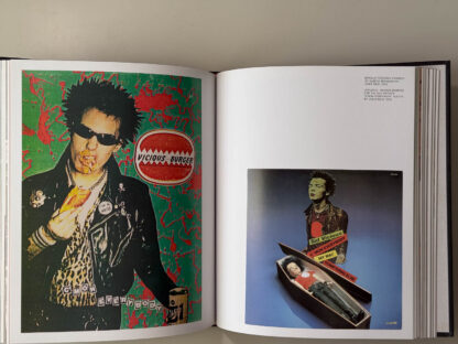 Various pictures of "Punk - An Aesthetic" published in 2012 by Rizzoli edited by Johan Kugelberg and Jon Savage