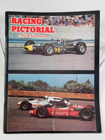 Various pictures of the Souvenir Program from the 150 Mile Jimmy Bryan USAC National Championship Race