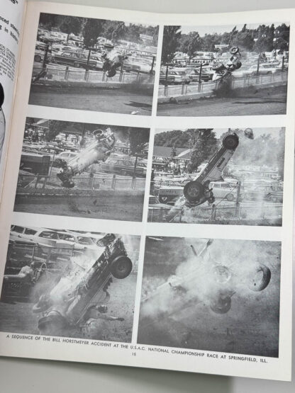 Various pictures of the Souvenir Program from the 150 Mile Jimmy Bryan USAC National Championship Race