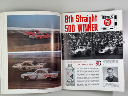 Various pictures of the Souvenir Program from the 150 Mile Jimmy Bryan USAC National Championship Race