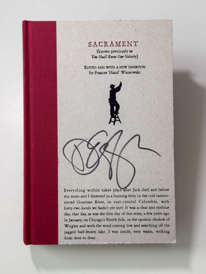 Various pictures of Sacrament by Dave Eggers