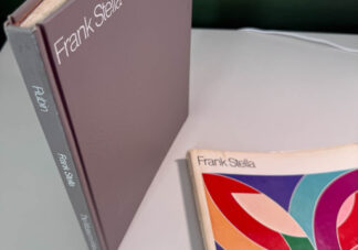 Various pictures of the Frank Stella book by William S. Rubin.