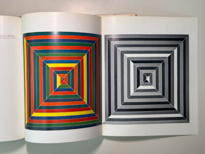 Various pictures of the Frank Stella book by William S. Rubin.