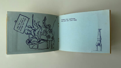 Various pictures of Tuli Kupferberg's books Listen to the Mockingbird and The Book of the Body