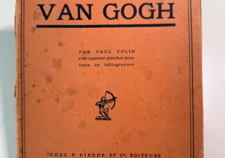 A picture of the front cover of Paul Colin's book on Van Gogh.