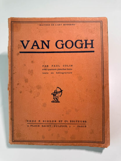 A picture of the front cover of Paul Colin's book on Van Gogh.