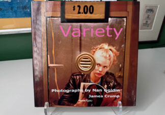 Various pictures of the book Variety by James Crump on the Nan Goldin photos