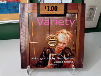 Various pictures of the book Variety by James Crump on the Nan Goldin photos