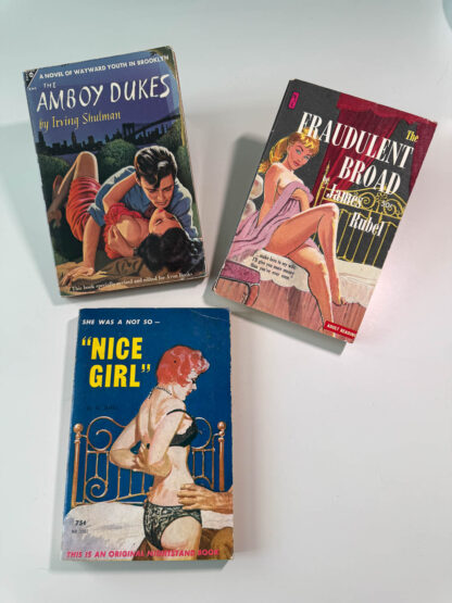 For sale: An Awesome 3-Book Lot of Vintage Paper Back Smut!