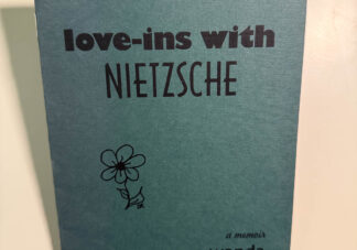 Various pictures of the Wanda Coleman chapbook Love-Ins with Nietzsche